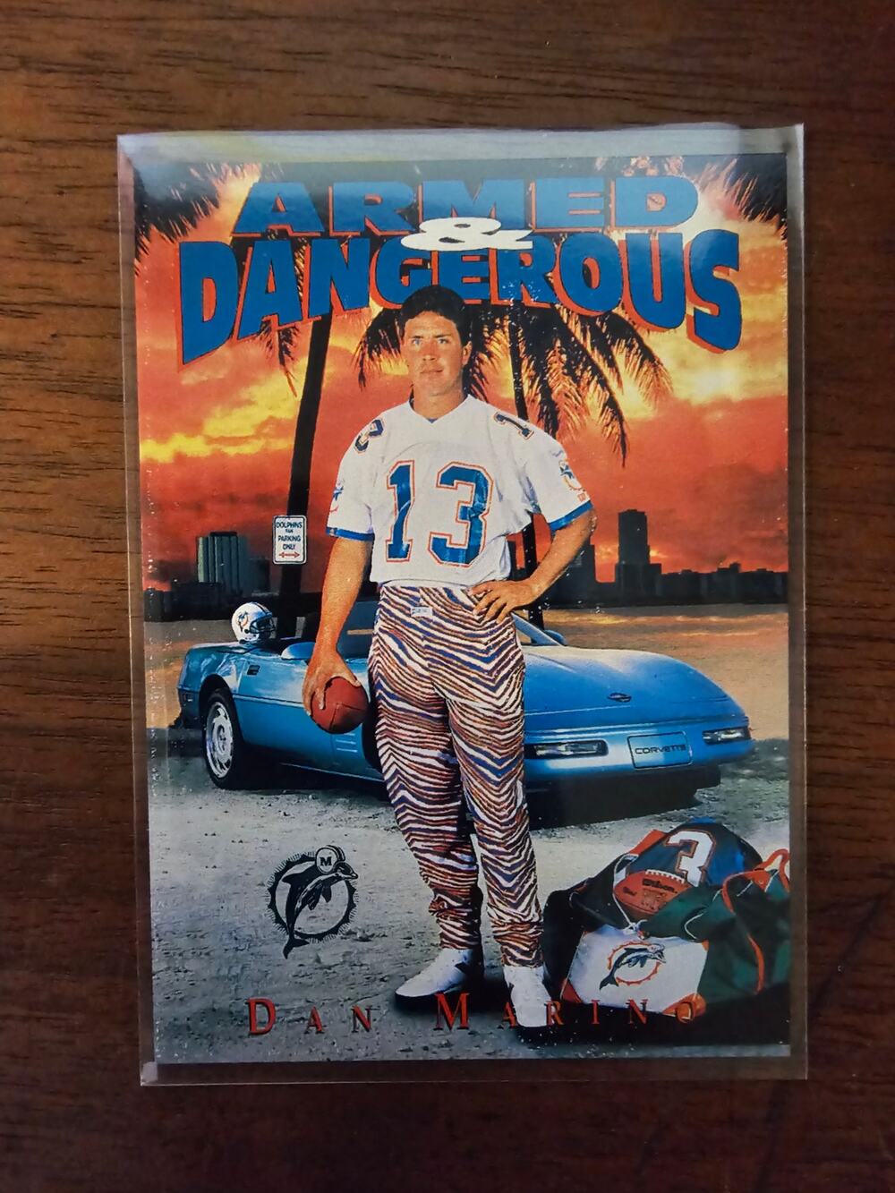 Dan Marino 1992 Skybox Primetime #272 - Armed & Dangerous - NFL - Fresh Pull